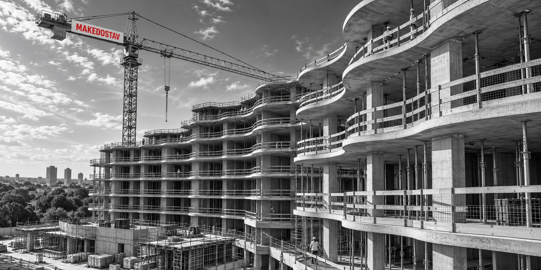 Fotografie stavby SKY Barrandov, Praha 5 – Barrandov